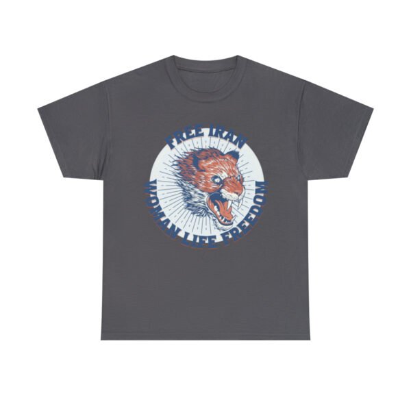Free Iran Protest | Angry Lion Blue Unisex Shirt - Image 14