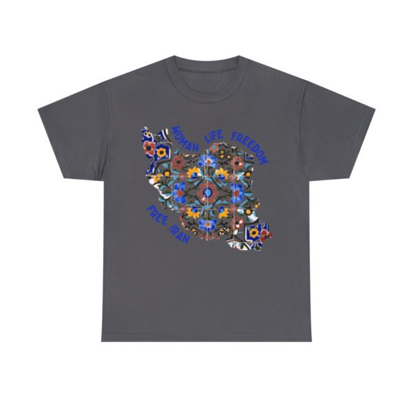 Woman Life Freedom | Persian Tiles Blue Unisex Shirt - Image 14