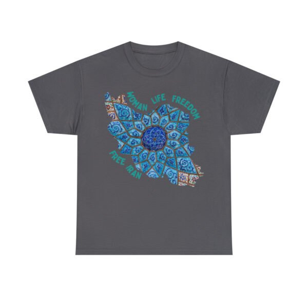 Woman Life Freedom | Persian Minakari Green Unisex Shirt - Image 14