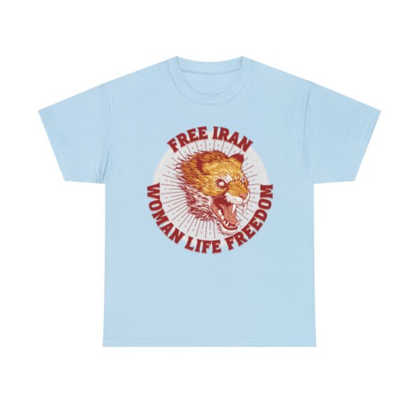 Free Iran Protest | Angry Lion Red Unisex Shirt - Image 12