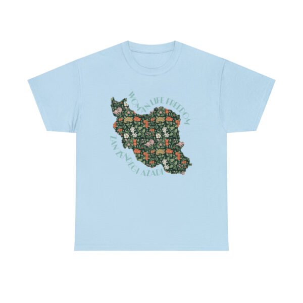 Zan Zendegi Azadi | Persian Gift Green Unisex Shirt - Image 12