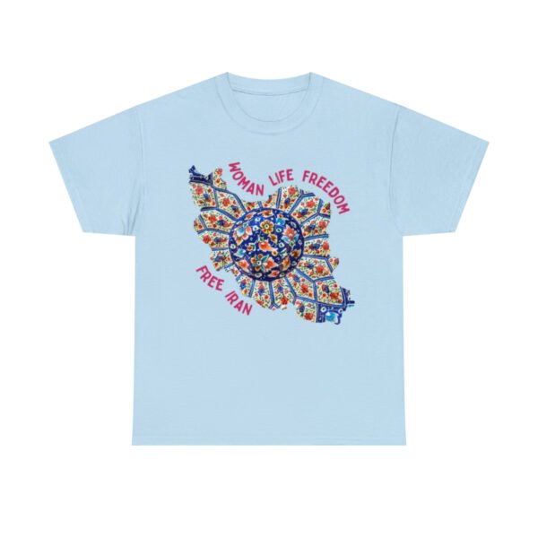 Woman Life Freedom | Persian Art Red Unisex Shirt - Image 12