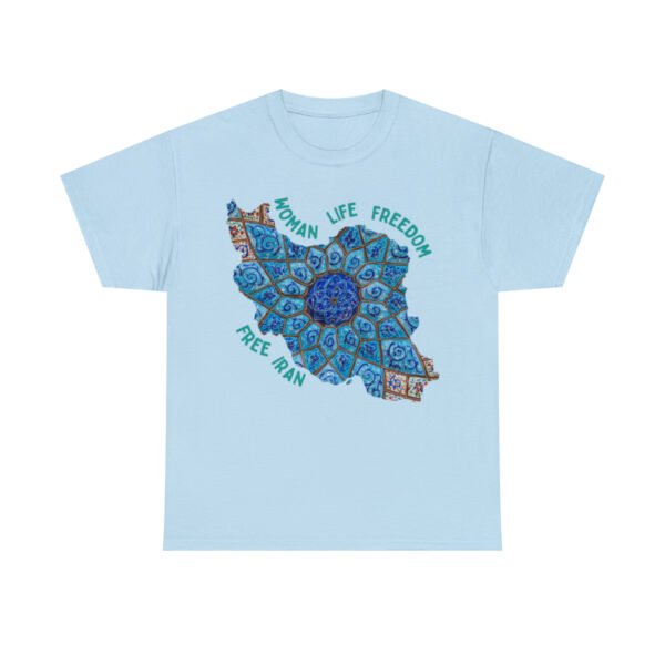 Woman Life Freedom | Persian Minakari Green Unisex Shirt - Image 12