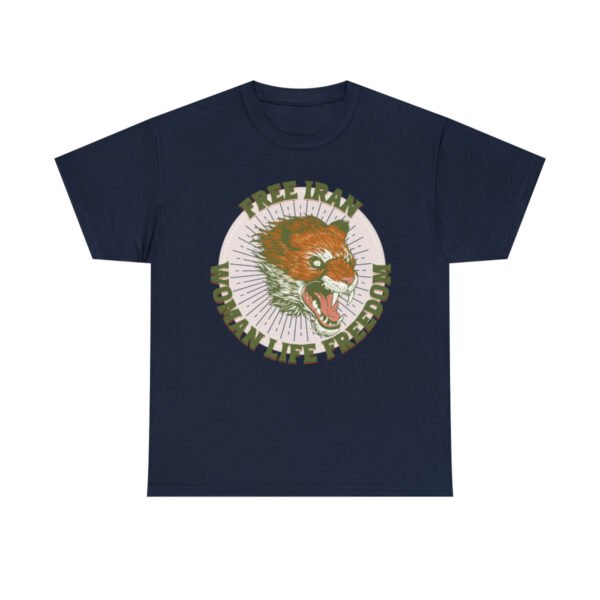 Free Iran Protest | Angry Lion Green Unisex Shirt - Image 18