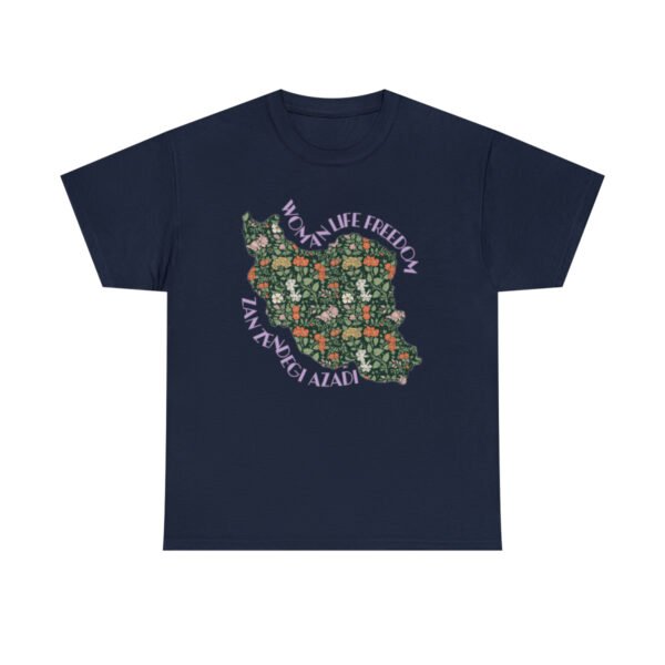 Zan Zendegi Azadi | Persian Gift Violet Unisex Shirt - Image 18