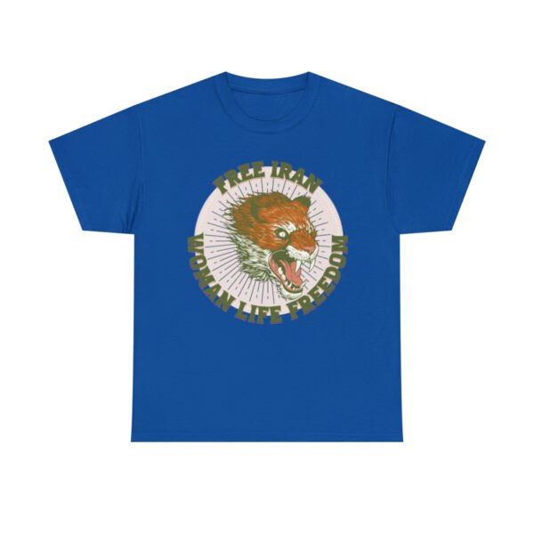 Free Iran Protest | Angry Lion Green Unisex Shirt - Image 16