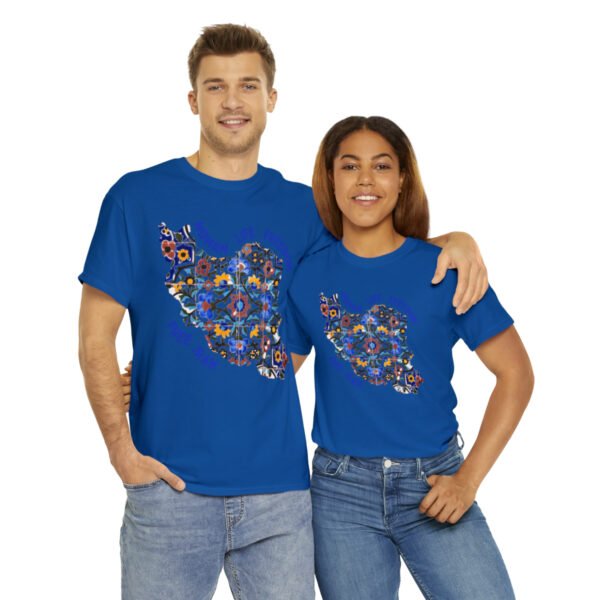 Woman Life Freedom | Persian Tiles Blue Unisex Shirt - Image 17
