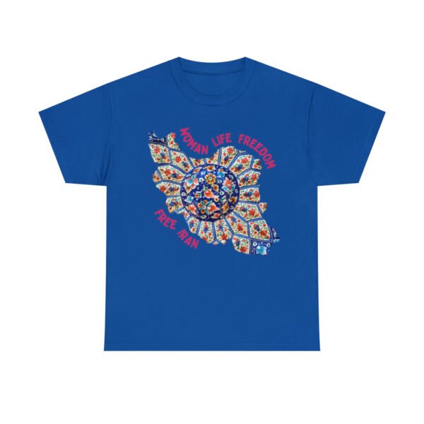 Woman Life Freedom | Persian Art Red Unisex Shirt - Image 16