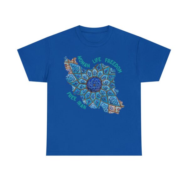 Woman Life Freedom | Persian Minakari Green Unisex Shirt - Image 16
