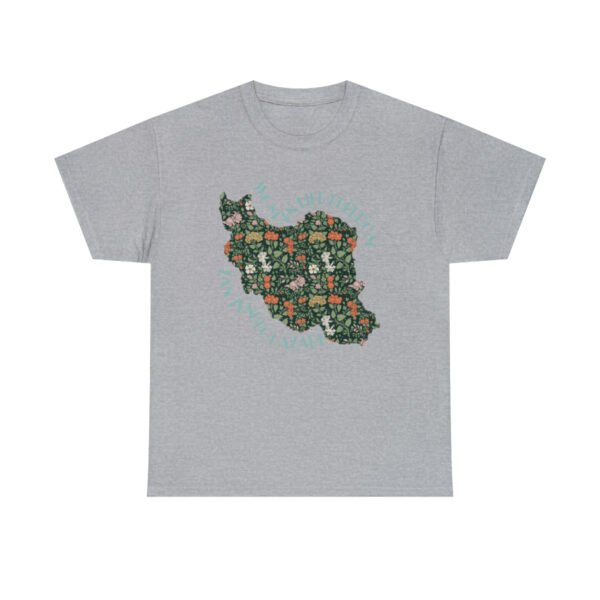 Zan Zendegi Azadi | Persian Gift Green Unisex Shirt - Image 8