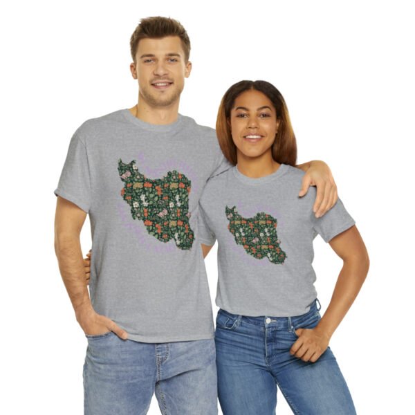 Zan Zendegi Azadi | Persian Gift Violet Unisex Shirt - Image 9