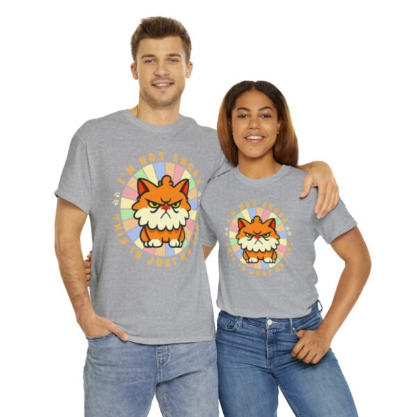 I'm Not Angry This Is Just My Face | Funny Persian Cat Unisex Shirt - Image 9