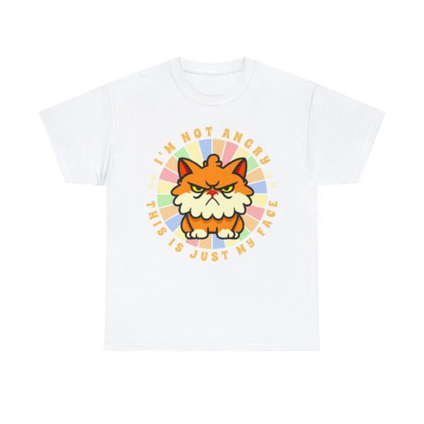 I'm Not Angry This Is Just My Face | Funny Persian Cat Unisex Shirt - Image 4
