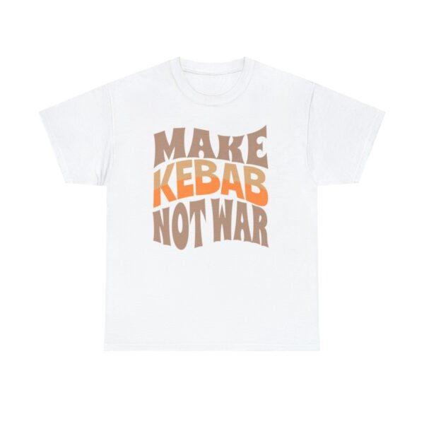 Make Kebab Not War | Kabab Koobideh Unisex Shirt - Image 4
