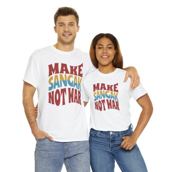 Make Sangak Not War | Persian Flatbread Unisex Shirt - Image 5