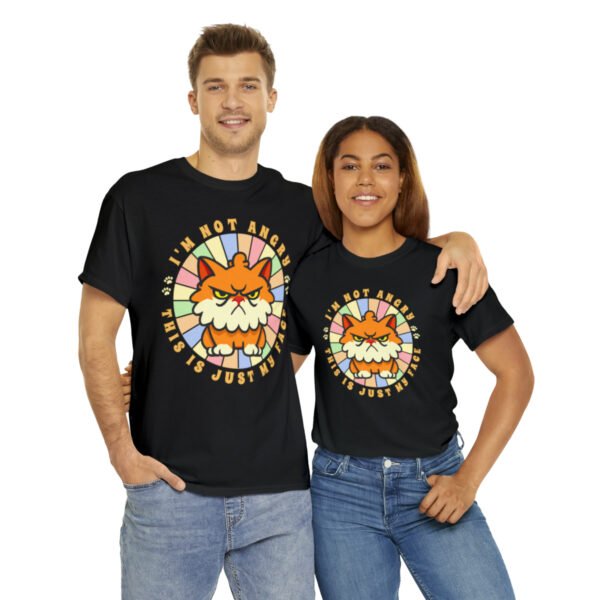 I'm Not Angry This Is Just My Face | Funny Persian Cat Unisex Shirt - Image 3