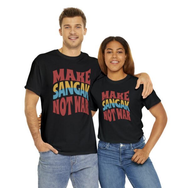 Make Sangak Not War | Persian Flatbread Unisex Shirt - Image 3