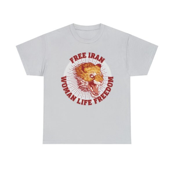 Free Iran Protest | Angry Lion Red Unisex Shirt - Image 6