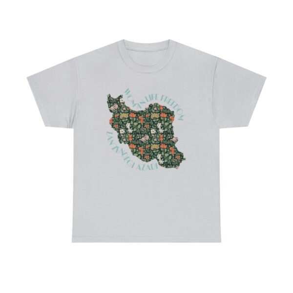 Zan Zendegi Azadi | Persian Gift Green Unisex Shirt - Image 6