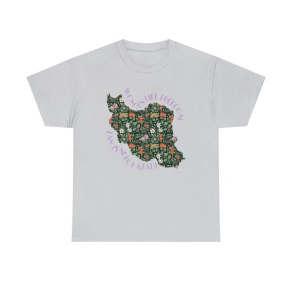 Zan Zendegi Azadi | Persian Gift Violet Unisex Shirt - Image 6