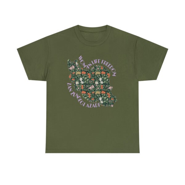 Zan Zendegi Azadi | Persian Gift Violet Unisex Shirt - Image 10