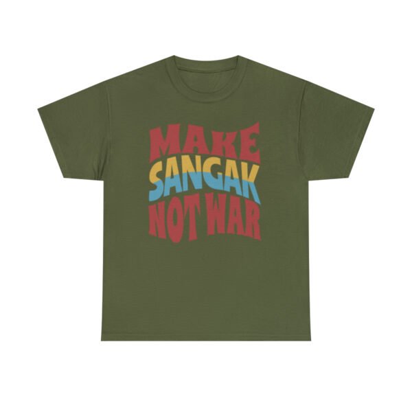 Make Sangak Not War | Persian Flatbread Unisex Shirt - Image 10