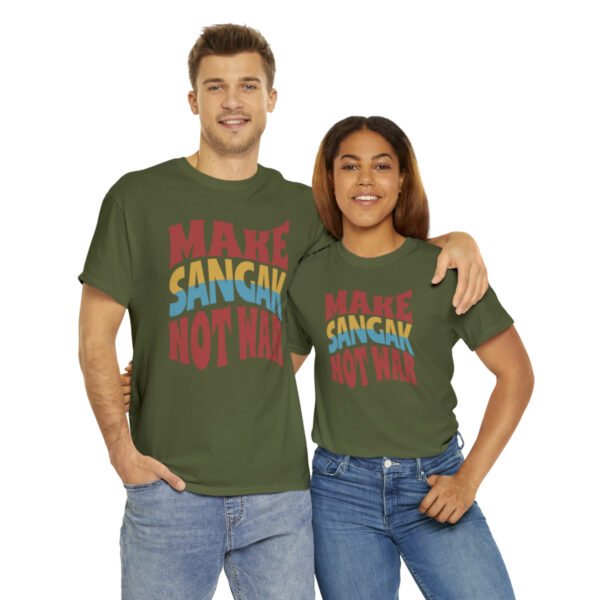 Make Sangak Not War | Persian Flatbread Unisex Shirt - Image 11