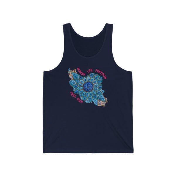 Women Life Freedom | Persian Minakari Red Unisex Tank - Image 4