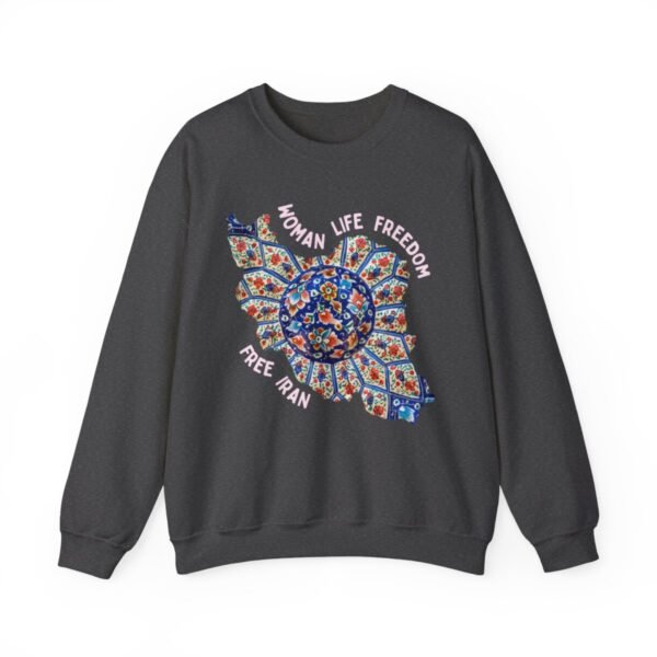 Woman Life Freedom | Persian Art Red Sweatshirt - Image 7