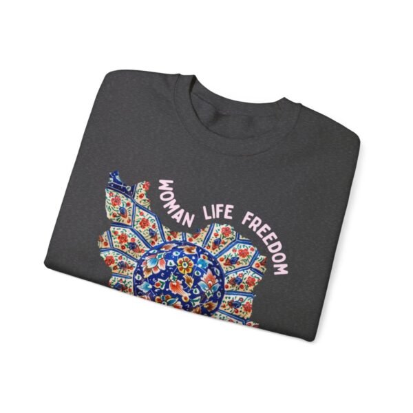 Woman Life Freedom | Persian Art Red Sweatshirt - Image 8