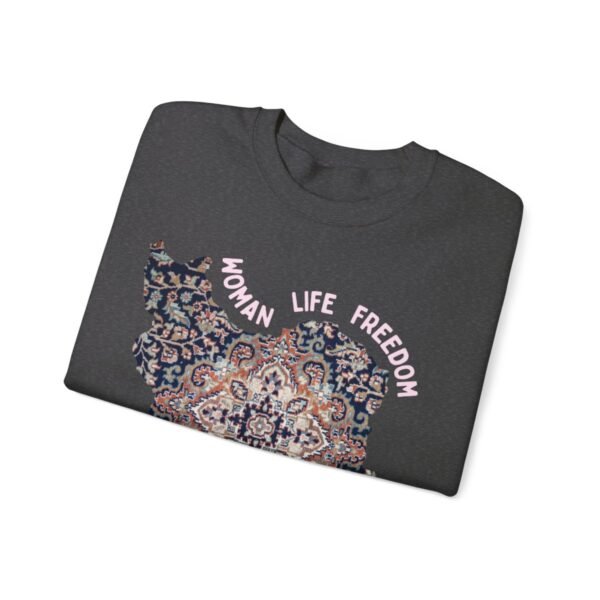 Woman Life Freedom | Persian Rug Red Sweatshirt - Image 8