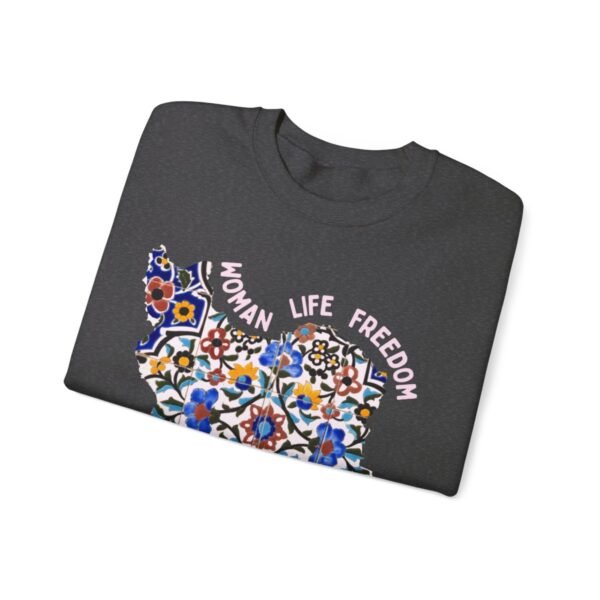 Woman Life Freedom Movement | Persian Tiles Red Sweatshirt - Image 8