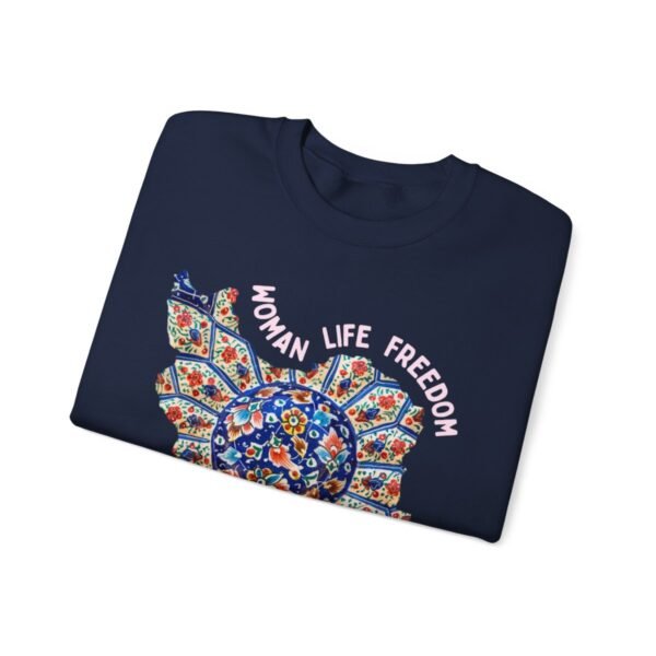 Woman Life Freedom | Persian Art Red Sweatshirt - Image 14