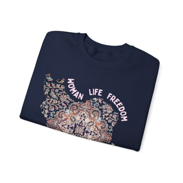 Woman Life Freedom | Persian Rug Red Sweatshirt - Image 14