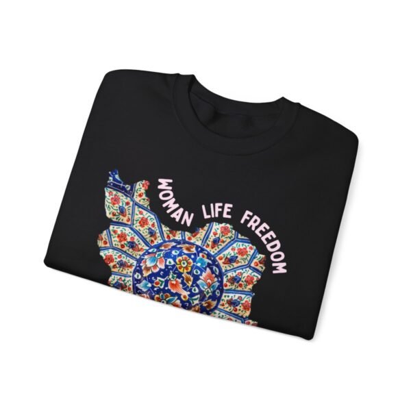 Woman Life Freedom | Persian Art Red Sweatshirt - Image 2