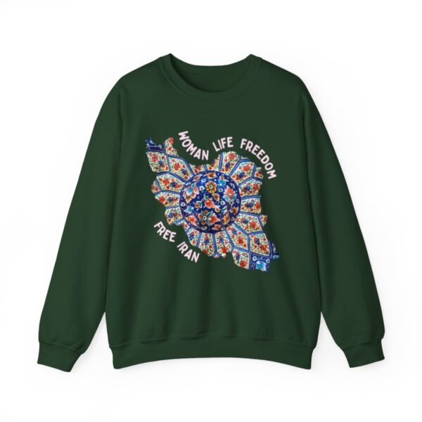 Woman Life Freedom | Persian Art Red Sweatshirt - Image 4