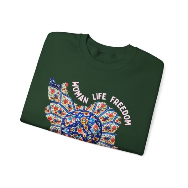 Woman Life Freedom | Persian Art Red Sweatshirt - Image 5