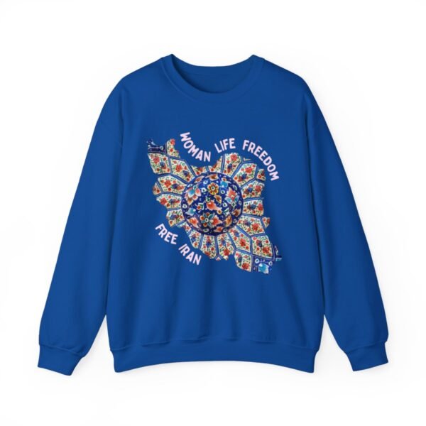 Woman Life Freedom | Persian Art Red Sweatshirt - Image 10