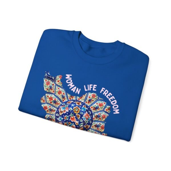 Woman Life Freedom | Persian Art Red Sweatshirt - Image 11