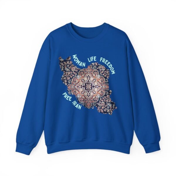 Woman Life Freedom | Persian Rug Green Sweatshirt - Image 10