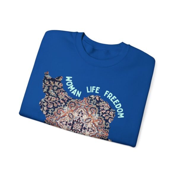 Woman Life Freedom | Persian Rug Green Sweatshirt - Image 11