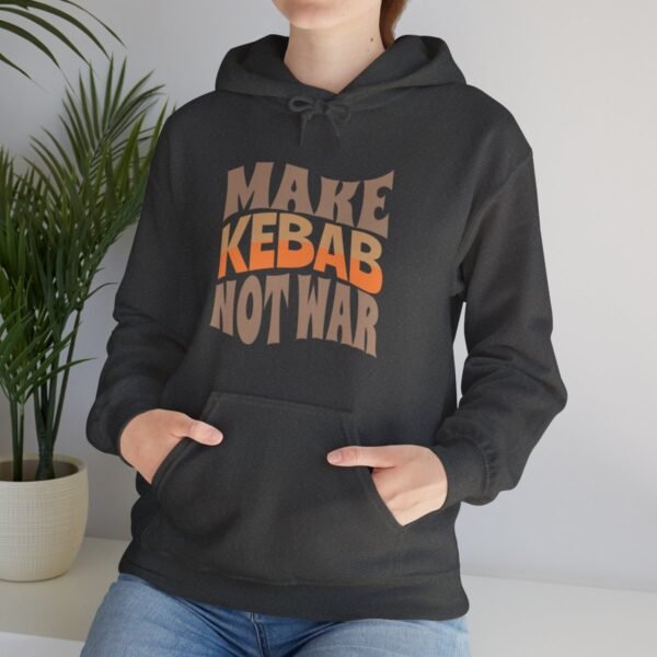 Make Kebab Not War | Kabab Koobideh Hoodie - Image 9