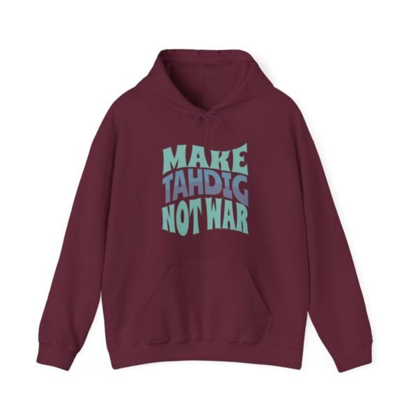 Make Tahdig Not War | Crispy Persian Rice Hoodie - Image 4