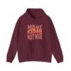 Make Kebab Not War | Kebab Lover Gift Hoodie - Image 4