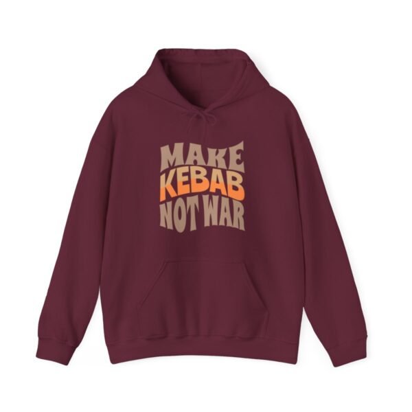 Make Kebab Not War | Kabab Koobideh Hoodie - Image 4