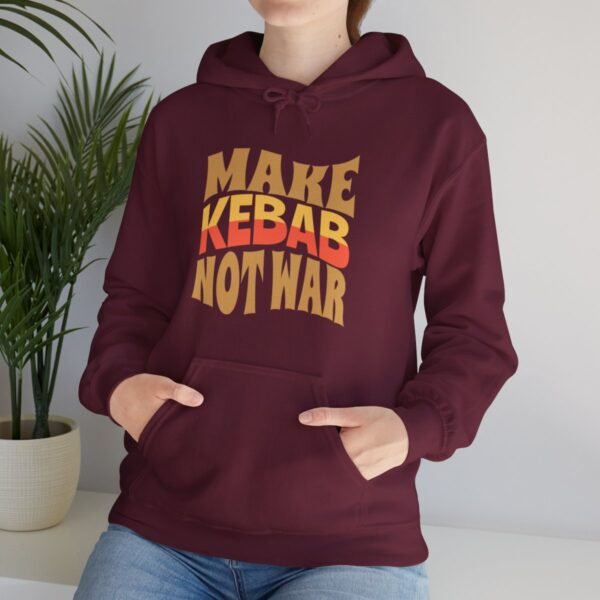 Make Kebab Not War | Funny Persian Gift Hoodie - Image 6