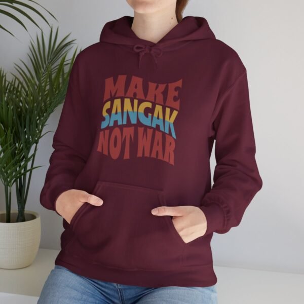 Make Sangak Not War | Persian Flatbread Hoodie - Image 6