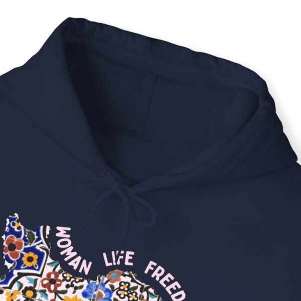 Woman Life Freedom Movement | Persian Tiles Red Hoodie - Image 15