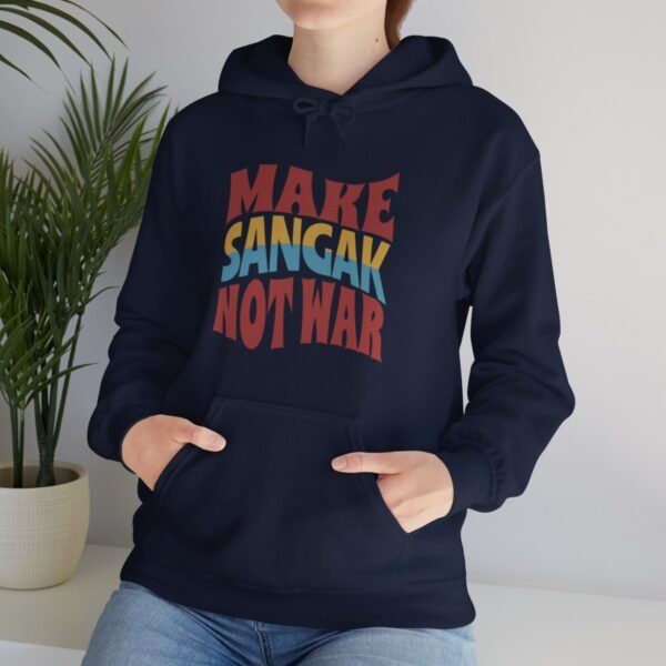 Make Sangak Not War | Persian Flatbread Hoodie - Image 12