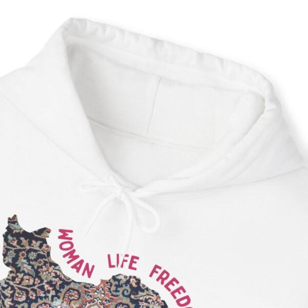 Woman Life Freedom | Persian Rug Red Hoodie - Image 3